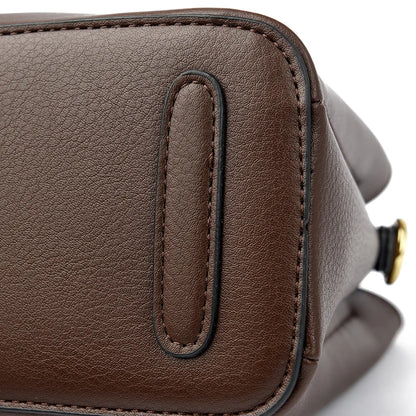 Luxury Designer Leather Bucket Bag