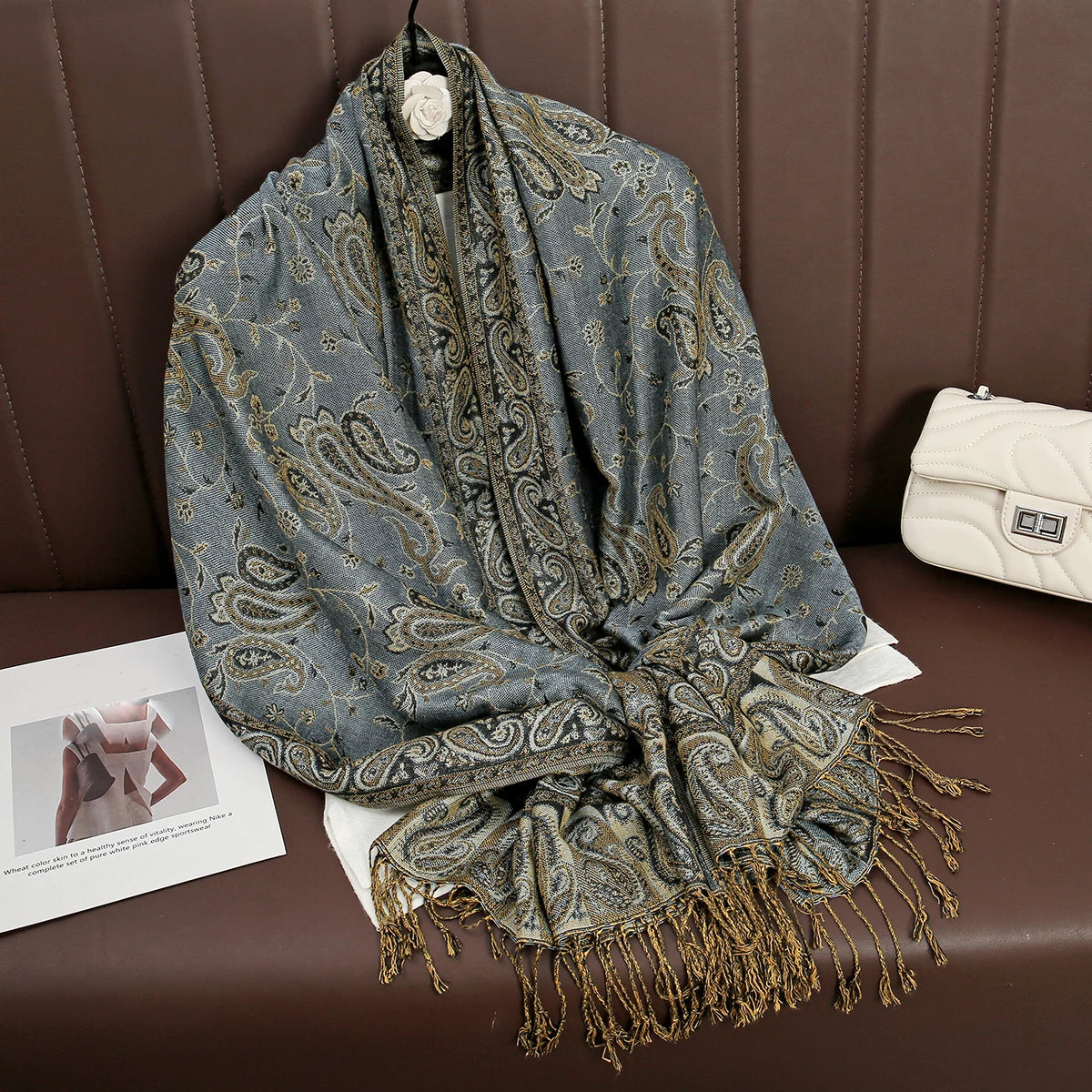 Luxury Autumn Cashmere Pashmina Shawl
