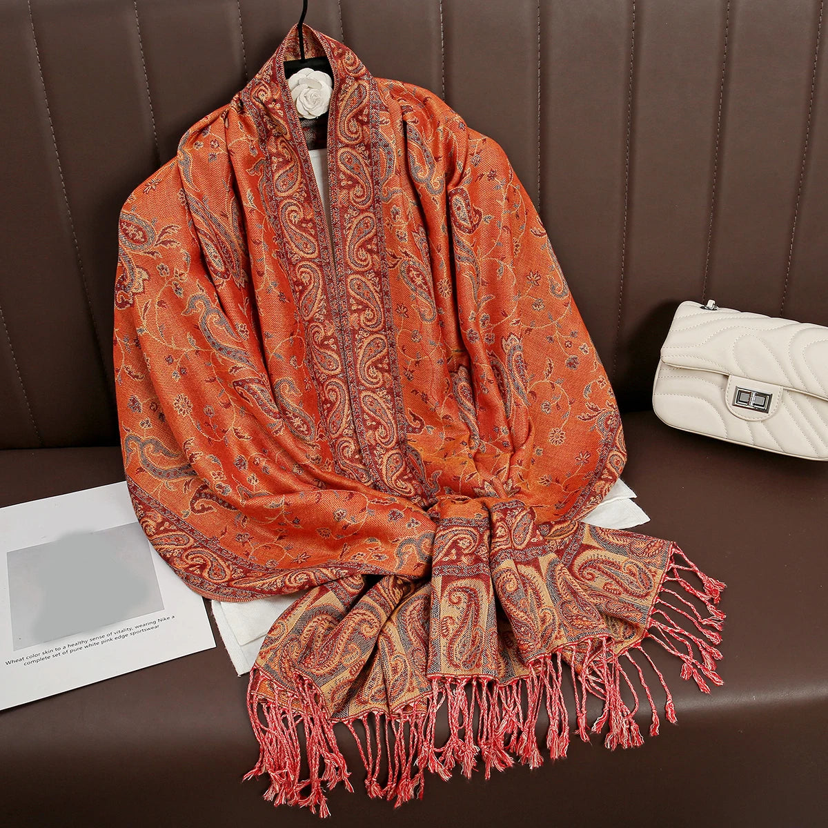 Luxury Autumn Cashmere Pashmina Shawl