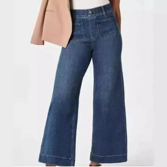 High-Waisted Straight Leg Jeans for Women