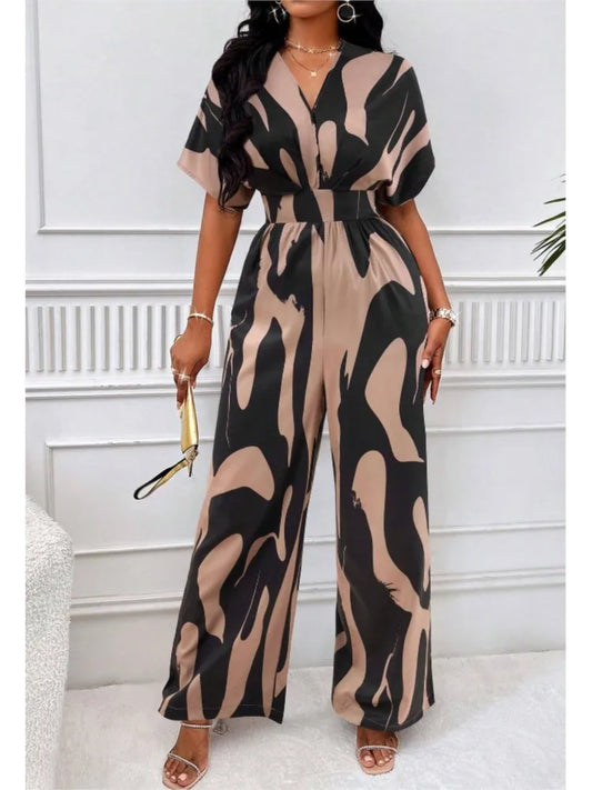 Sexy V-Neck Sleeveless Jumpsuit