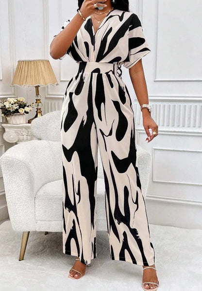 Sexy V-Neck Sleeveless Jumpsuit