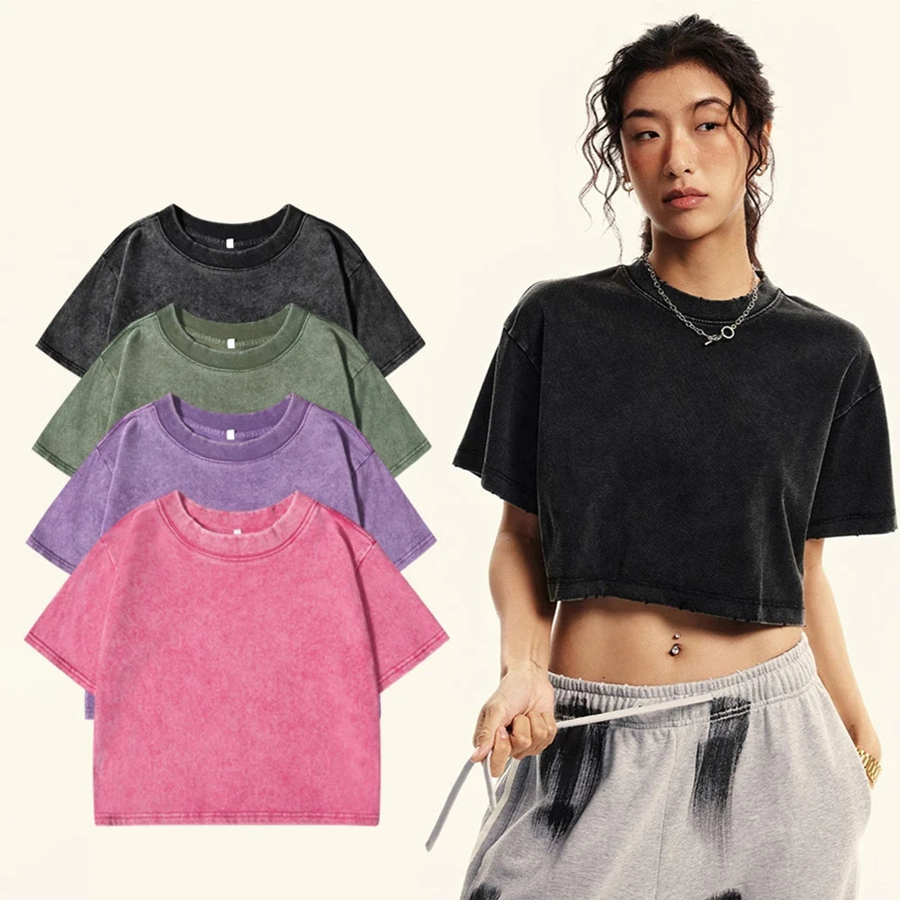 Slim Fit Washed Cotton T-Shirt