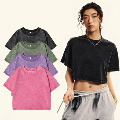 Slim Fit Washed Cotton T-Shirt