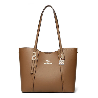 Luxury Leather Shoulder Tote Bag