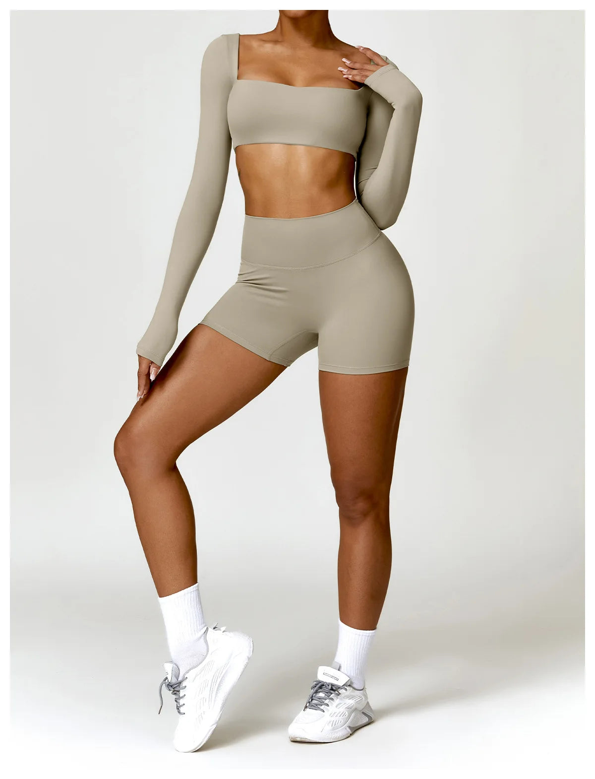 2-Piece Yoga Shorts Fitness Set