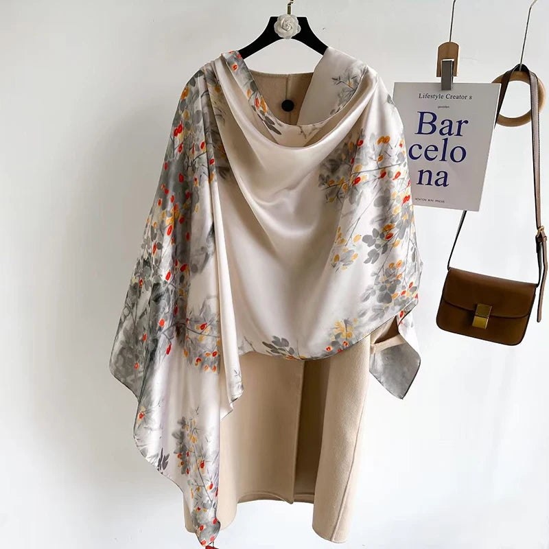 Luxury Polyester Spring Scarf
