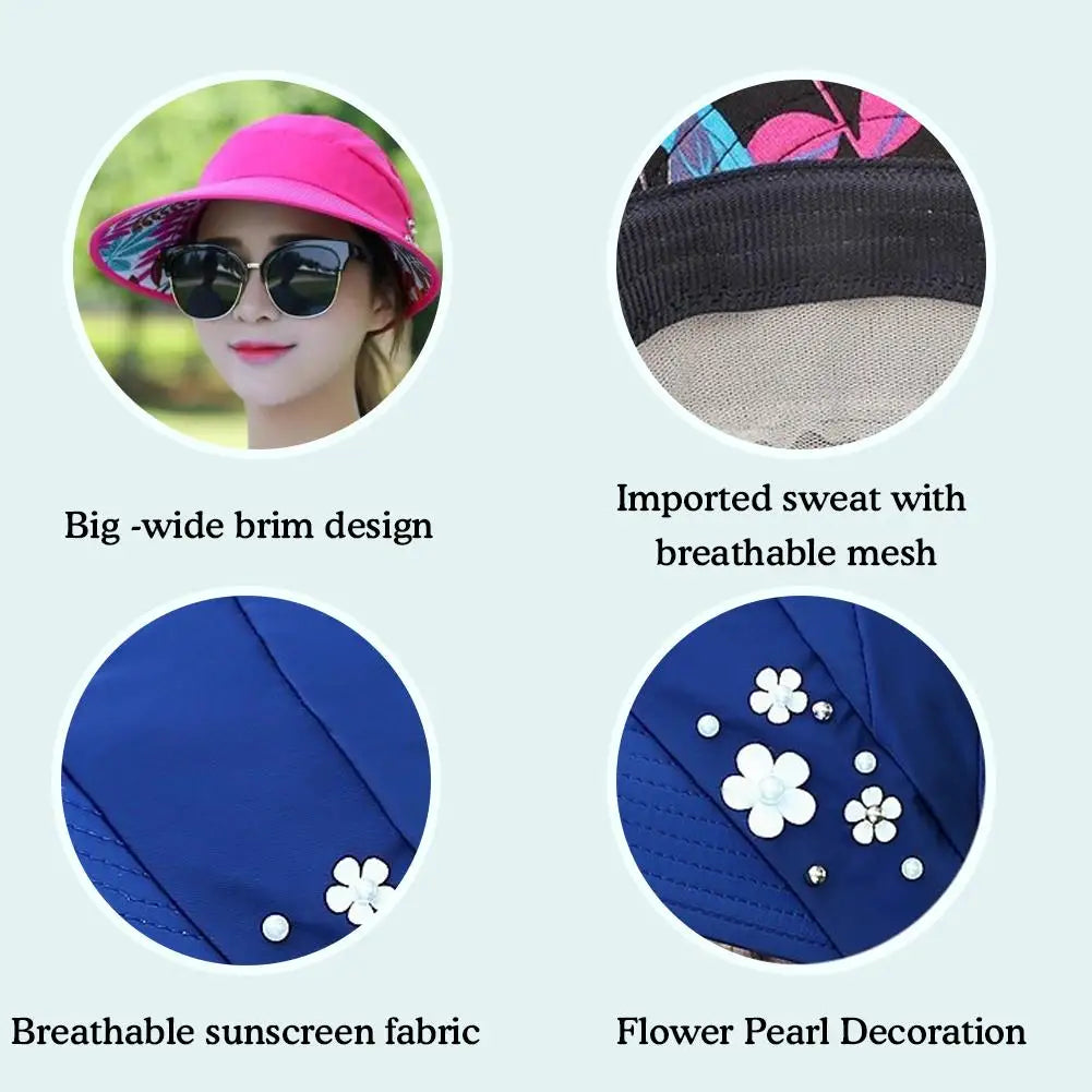 Foldable Wide Brim Sun Hat