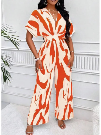Sexy V-Neck Sleeveless Jumpsuit