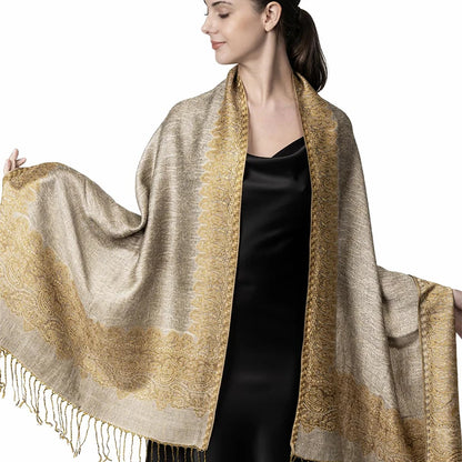 Luxury Autumn Cashmere Pashmina Shawl