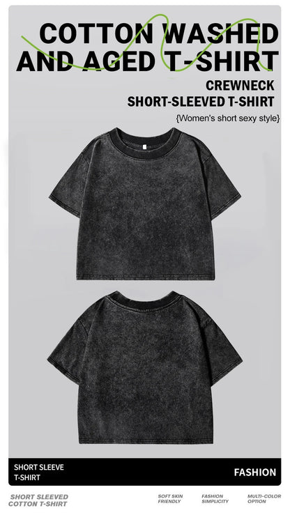 Slim Fit Washed Cotton T-Shirt