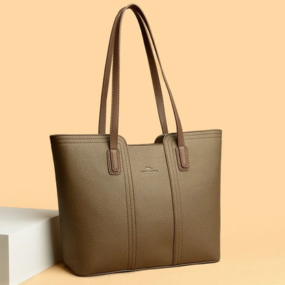 Luxury Leather Shoulder Tote Bag