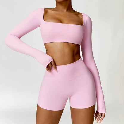2-Piece Yoga Shorts Fitness Set
