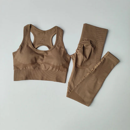 2PCS Sports Bra Yoga Set
