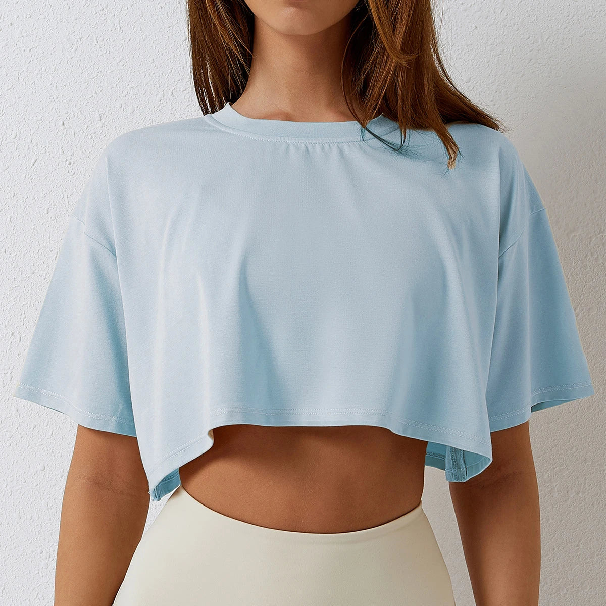 Cotton Yoga & Fitness Crop Top