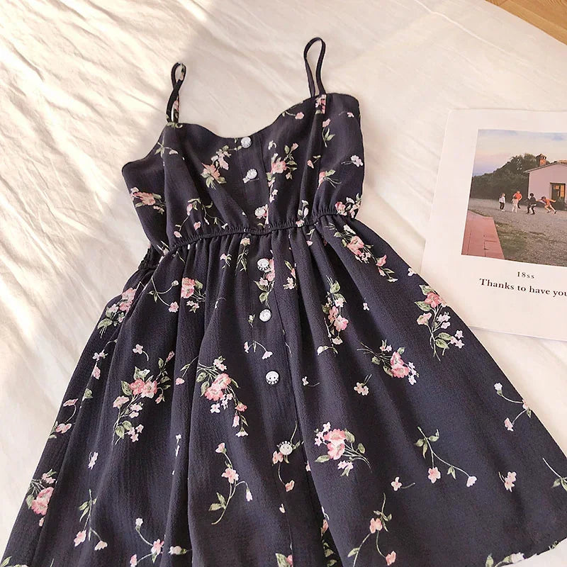 Sleeveless Floral Wide Leg Jumpsuit