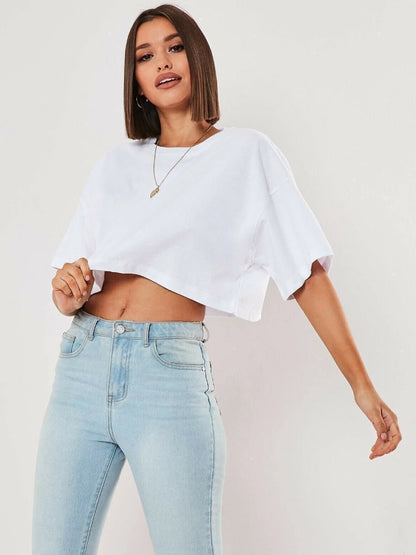 Cotton Yoga & Fitness Crop Top