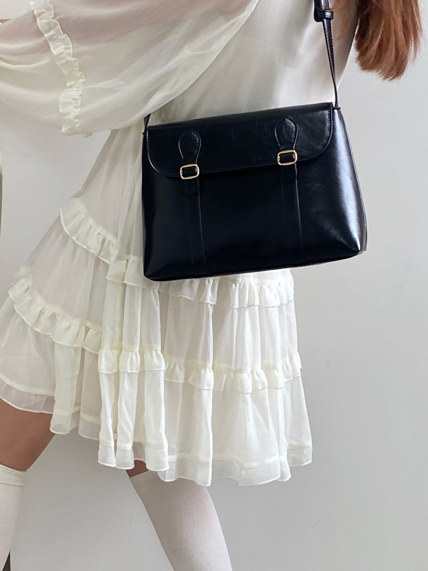 Vintage PU Leather Shoulder Bag