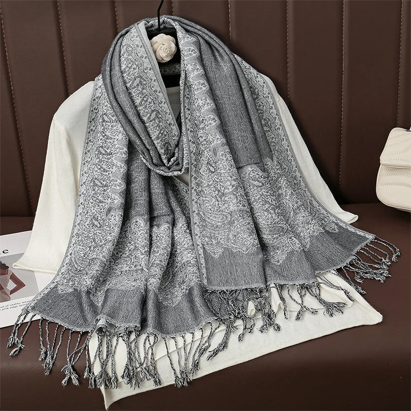 Luxury Autumn Cashmere Pashmina Shawl