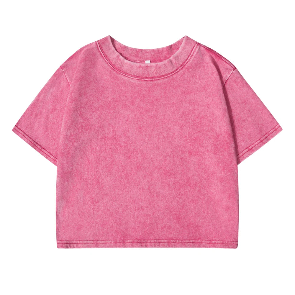 Slim Fit Washed Cotton T-Shirt