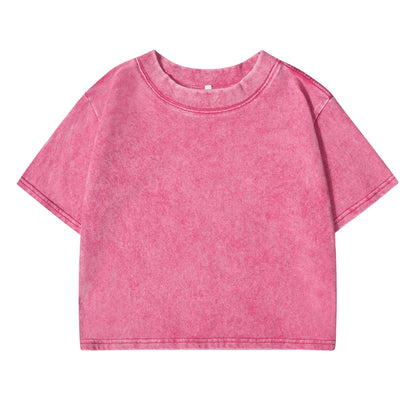 Slim Fit Washed Cotton T-Shirt