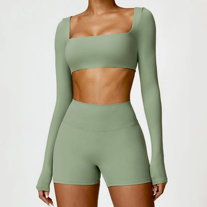 2-Piece Yoga Shorts Fitness Set