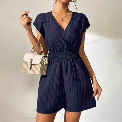 Summer Women's Jacquard Romper