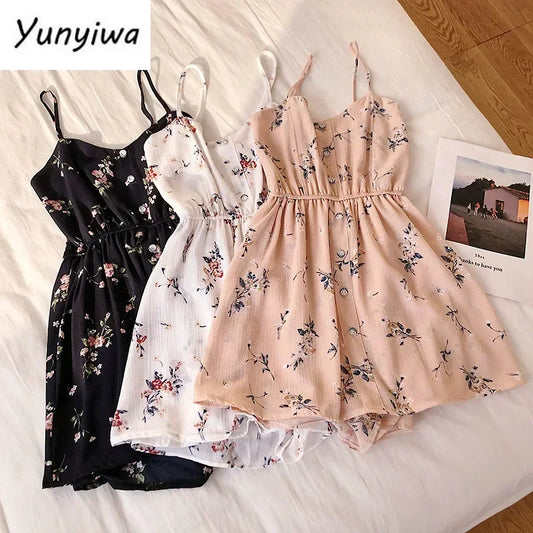 Sleeveless Floral Wide Leg Jumpsuit