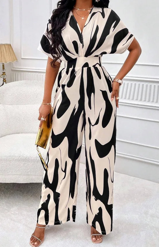 Sexy V-Neck Sleeveless Jumpsuit