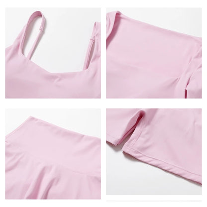 2-Piece Yoga Shorts Fitness Set