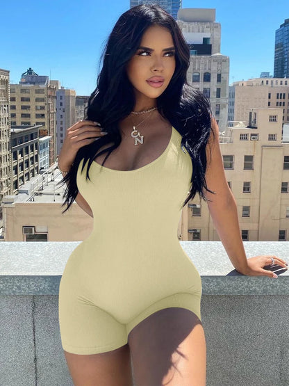 Dulzura Sleeveless Bodycon Romper