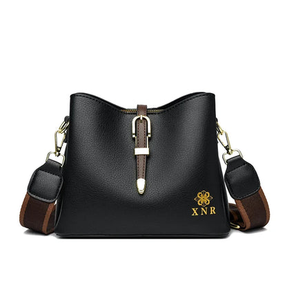 Luxury Designer Leather Bucket Bag