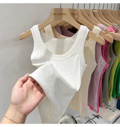 Women’s Ribbed Solid Tank Top