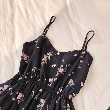 Sleeveless Floral Wide Leg Jumpsuit