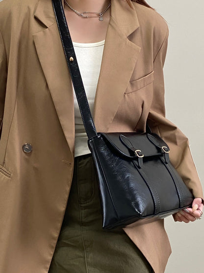 Vintage PU Leather Shoulder Bag