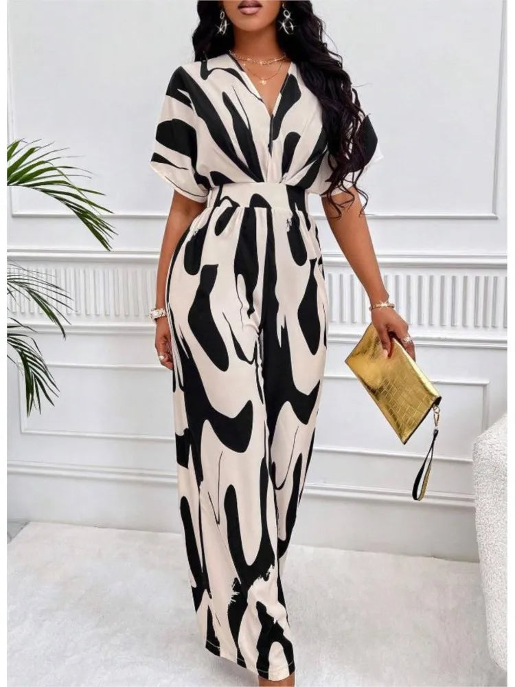 Sexy V-Neck Sleeveless Jumpsuit