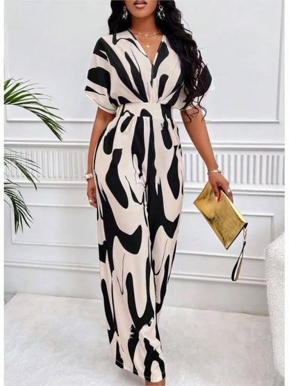Sexy V-Neck Sleeveless Jumpsuit