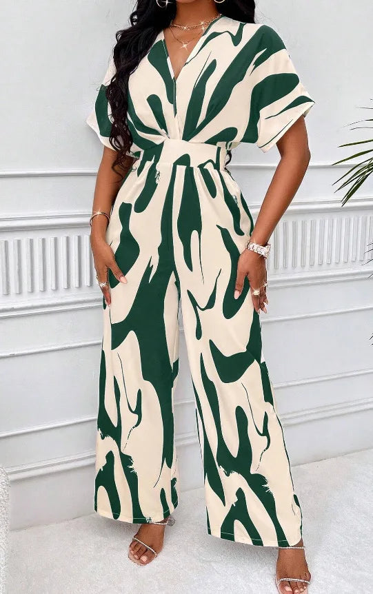 Sexy V-Neck Sleeveless Jumpsuit