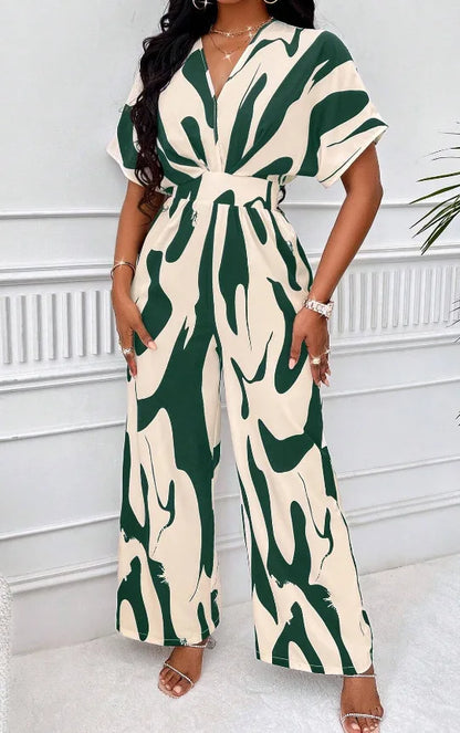 Sexy V-Neck Sleeveless Jumpsuit