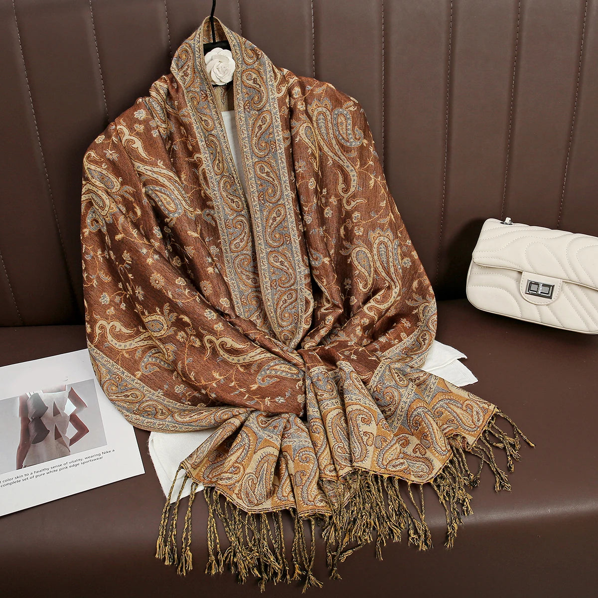 Luxury Autumn Cashmere Pashmina Shawl