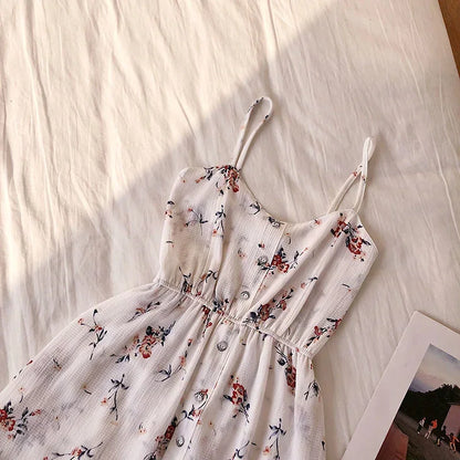 Sleeveless Floral Wide Leg Jumpsuit