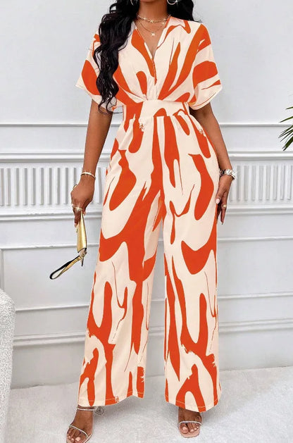 Sexy V-Neck Sleeveless Jumpsuit