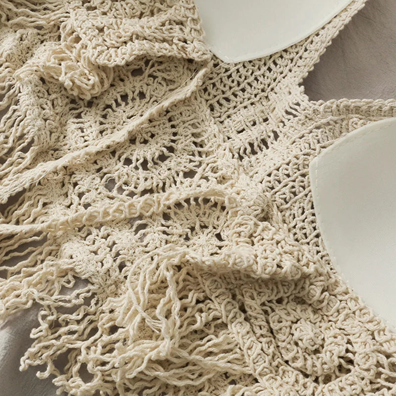 Sexy Boho Crochet Halter Top