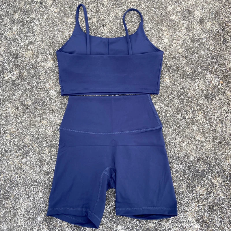 2-Piece Yoga Workout Shorts Set