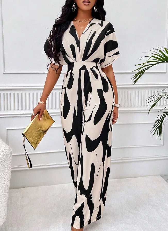 Sexy V-Neck Sleeveless Jumpsuit