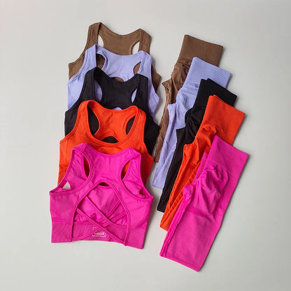 2PCS Sports Bra Yoga Set