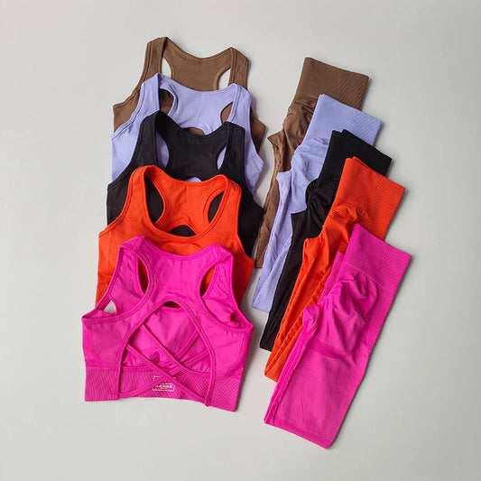 2PCS Sports Bra Yoga Set