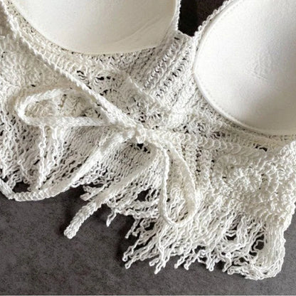Sexy Boho Crochet Halter Top