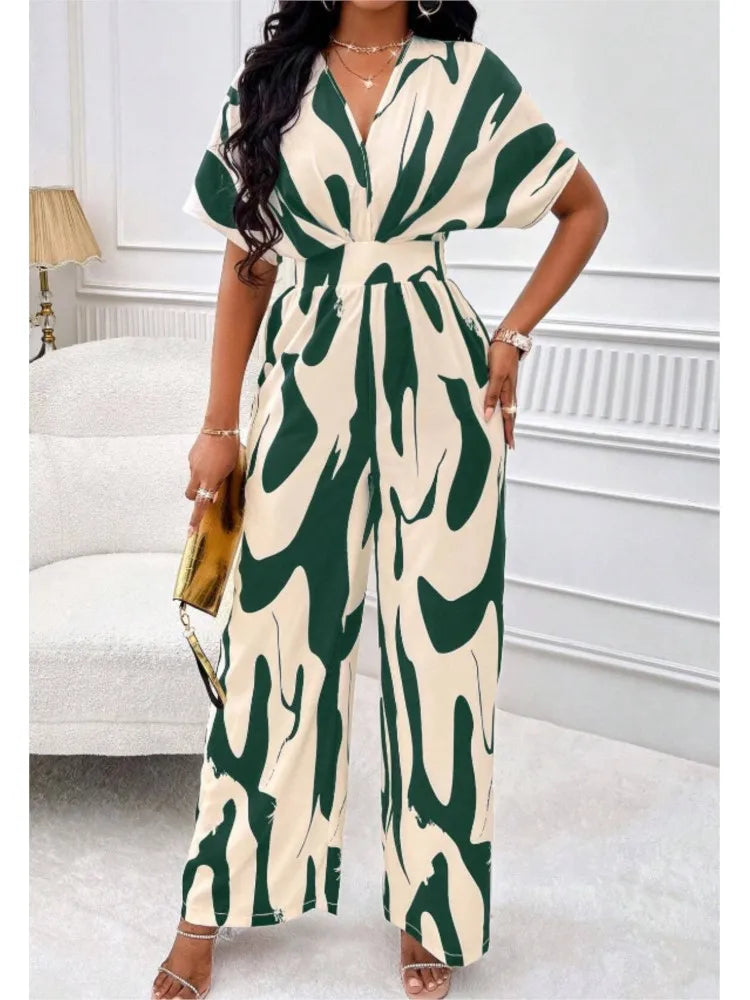 Sexy V-Neck Sleeveless Jumpsuit