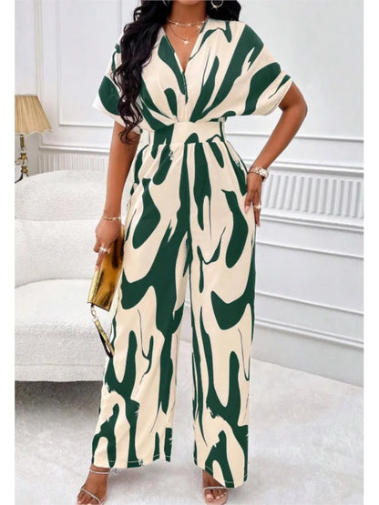 Sexy V-Neck Sleeveless Jumpsuit